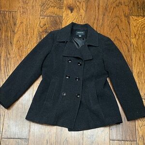London fog women’s partial wool peacoat